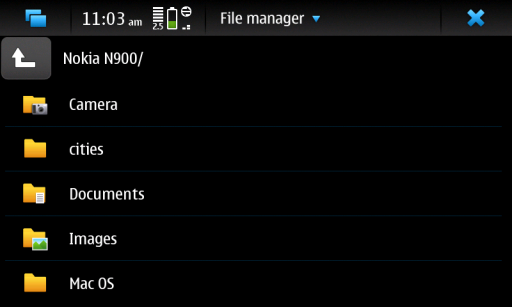 N900 File Manager